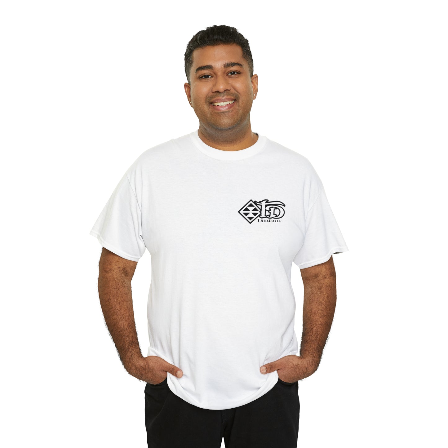 TrueDaily Panda - Heavy Cotton Tee