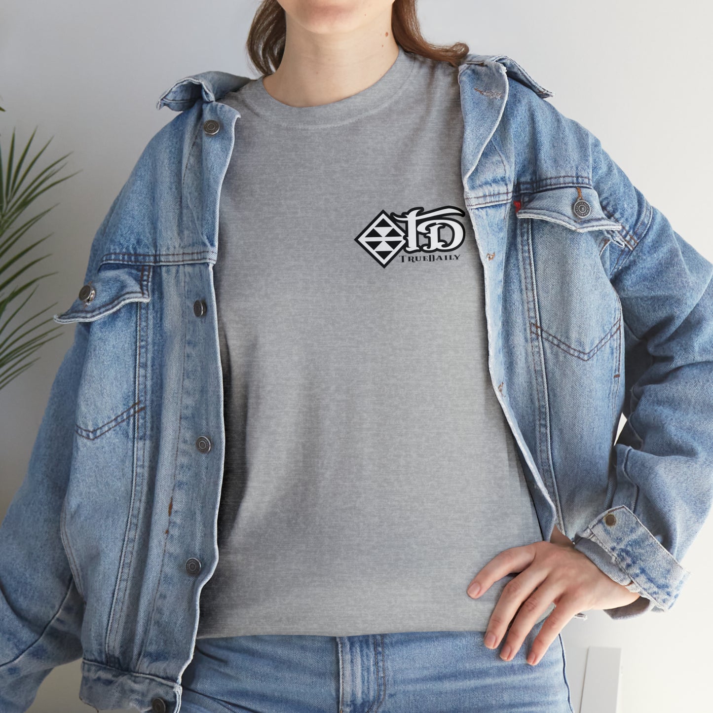 TrueDaily Panda - Heavy Cotton Tee