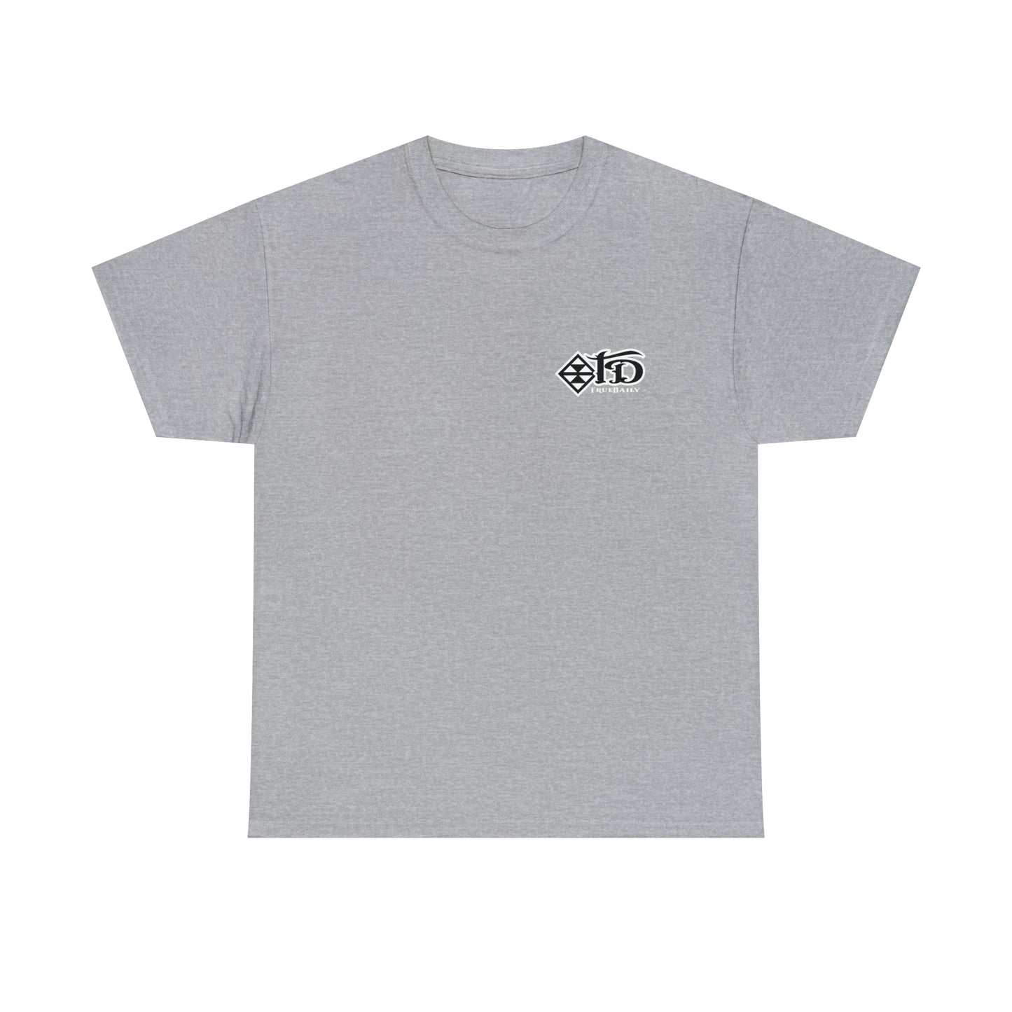 TrueDaily Vertical - Heavy Cotton Tee