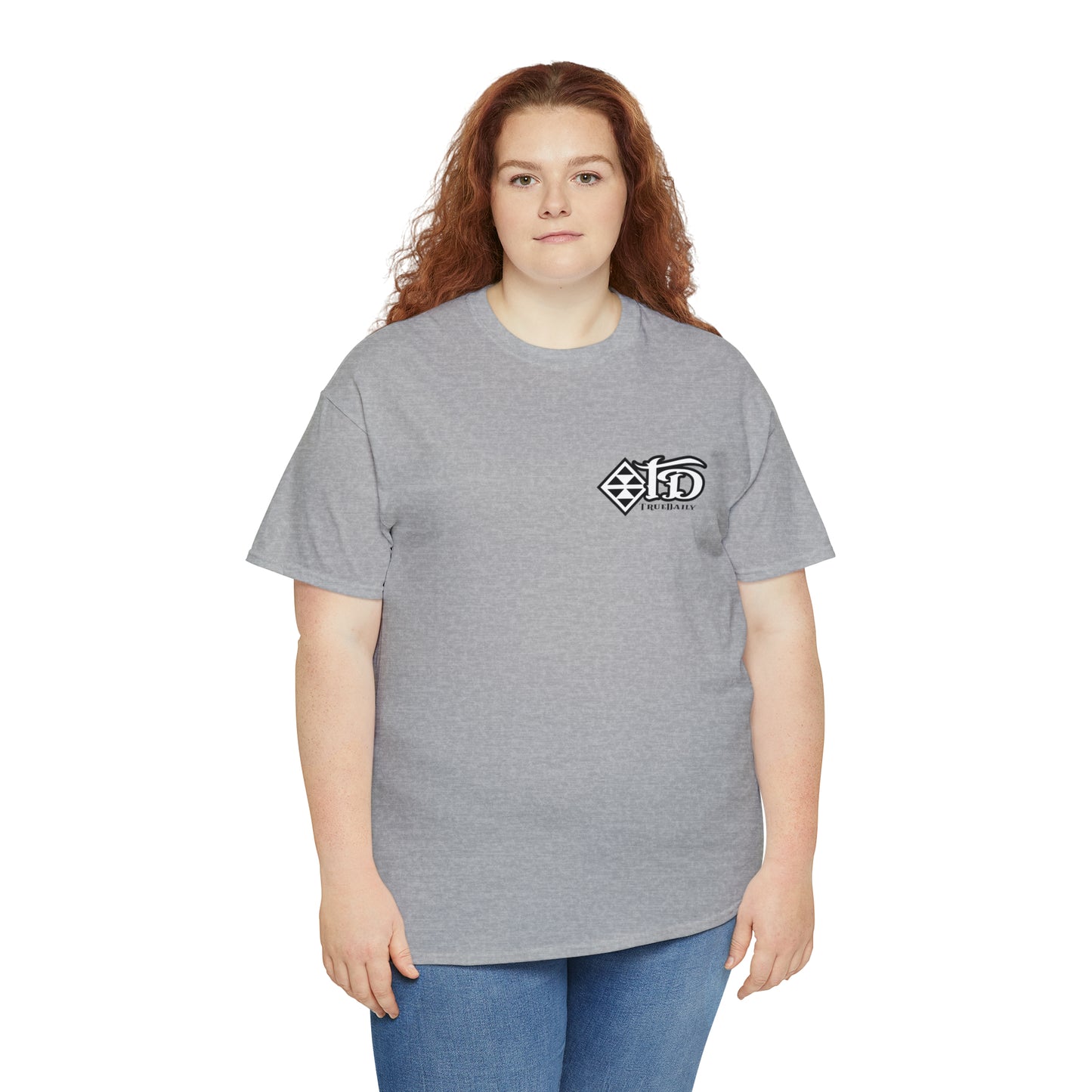TrueDaily Panda - Heavy Cotton Tee