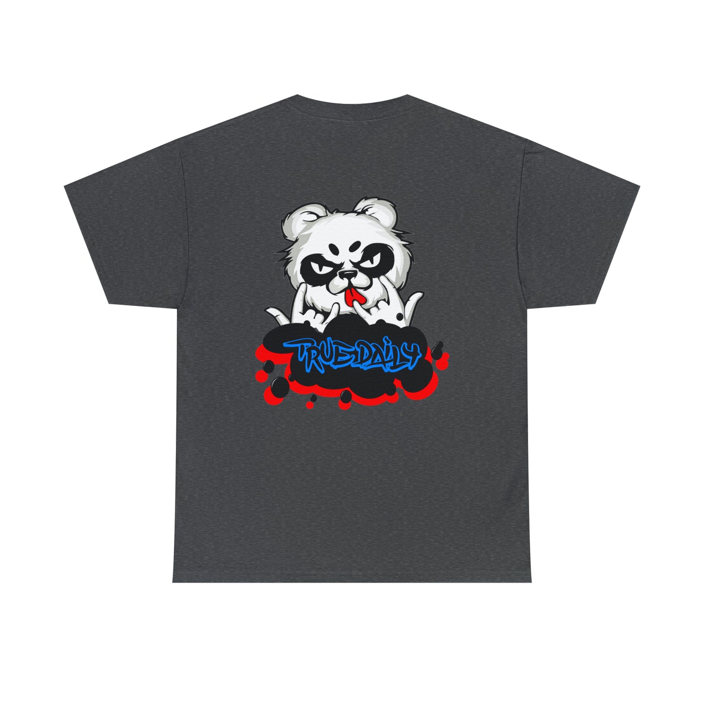 TrueDaily Panda - Heavy Cotton Tee