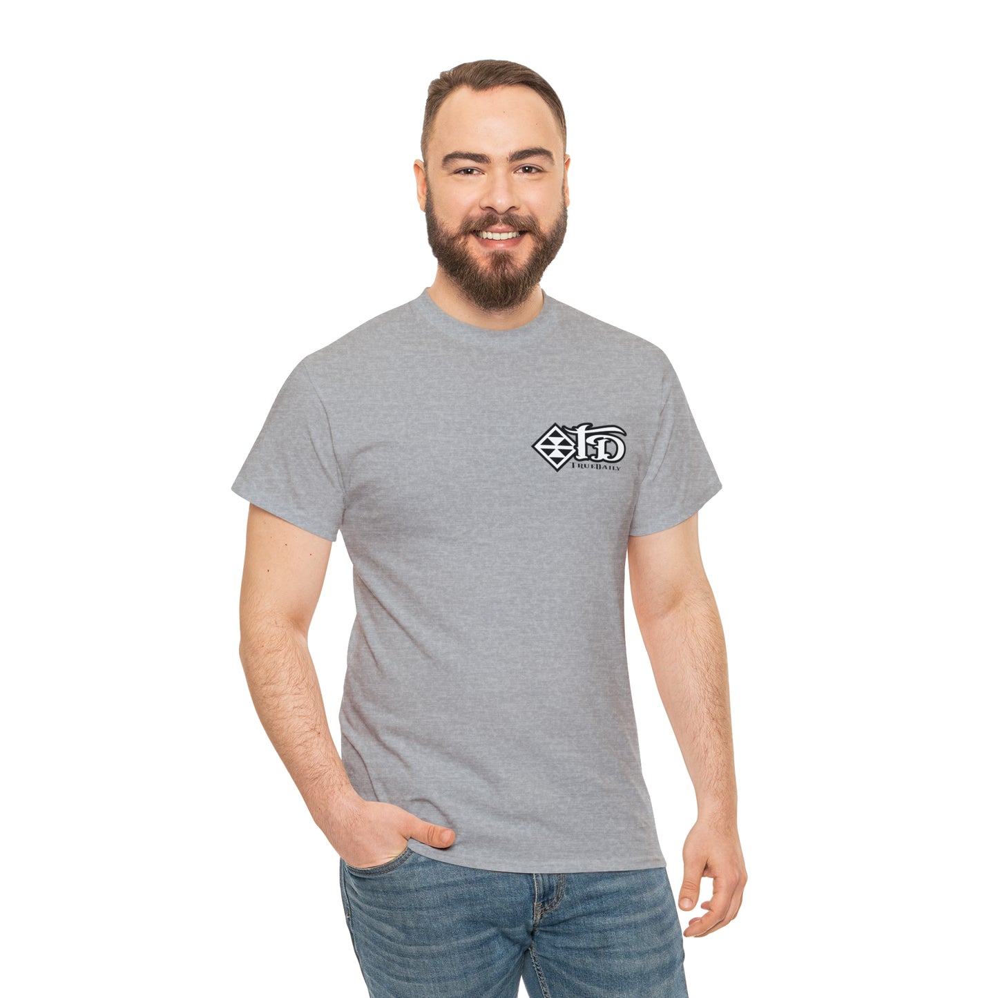 TrueDaily Panda - Heavy Cotton Tee