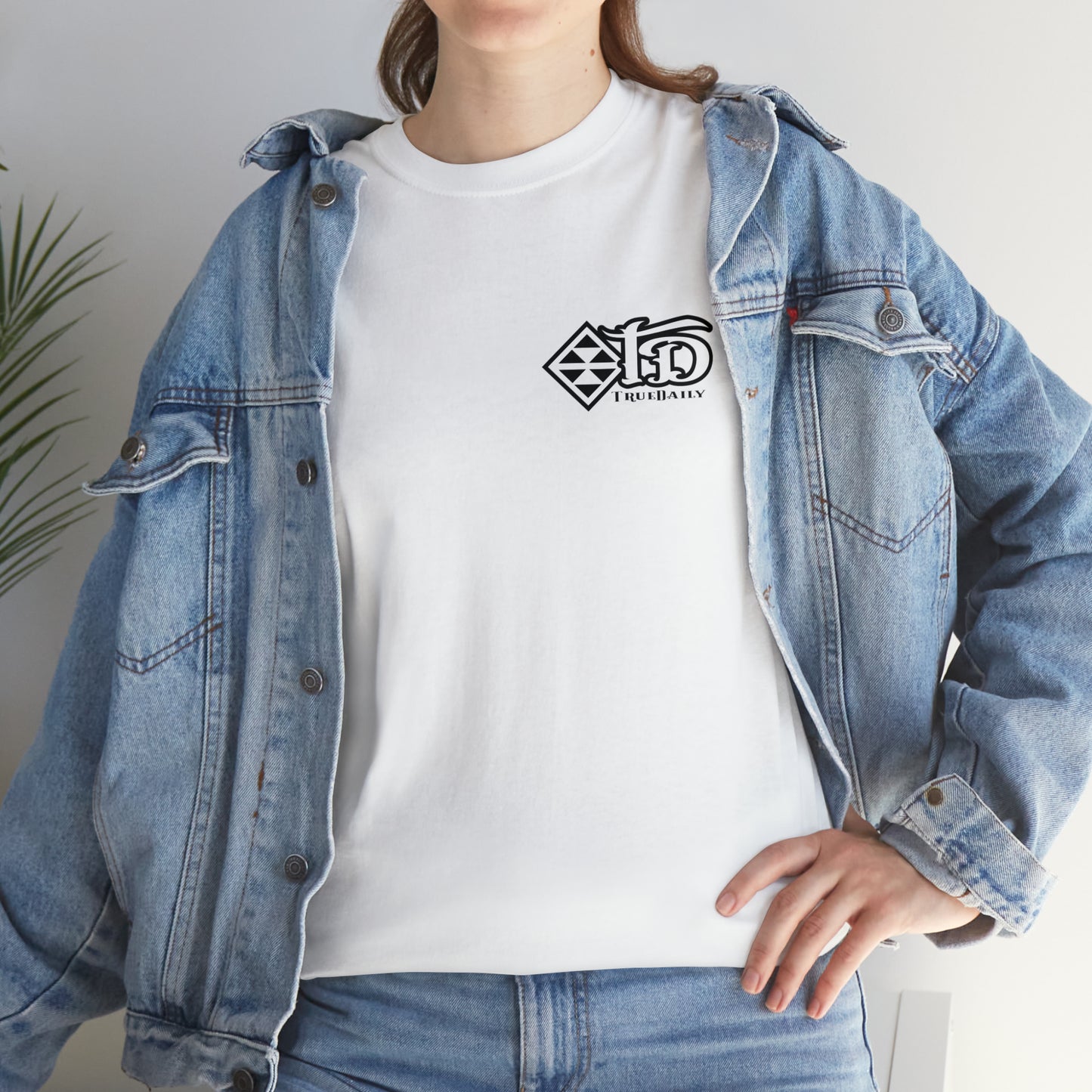 TrueDaily Panda - Heavy Cotton Tee