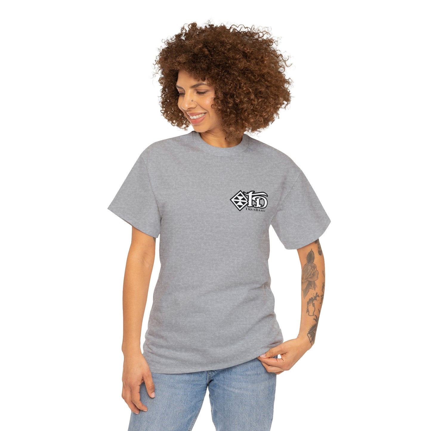 TrueDaily Panda - Heavy Cotton Tee