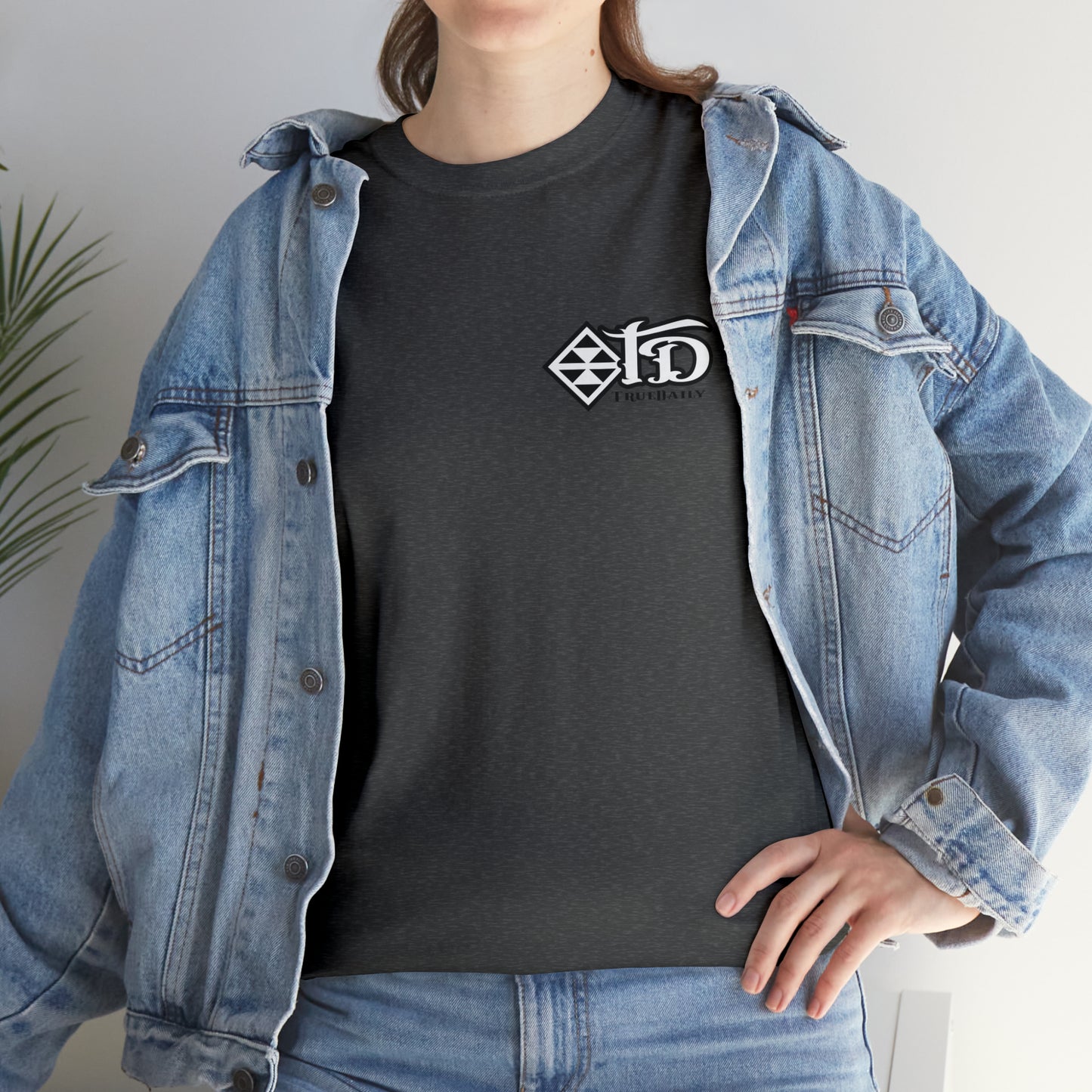 TrueDaily Panda - Heavy Cotton Tee