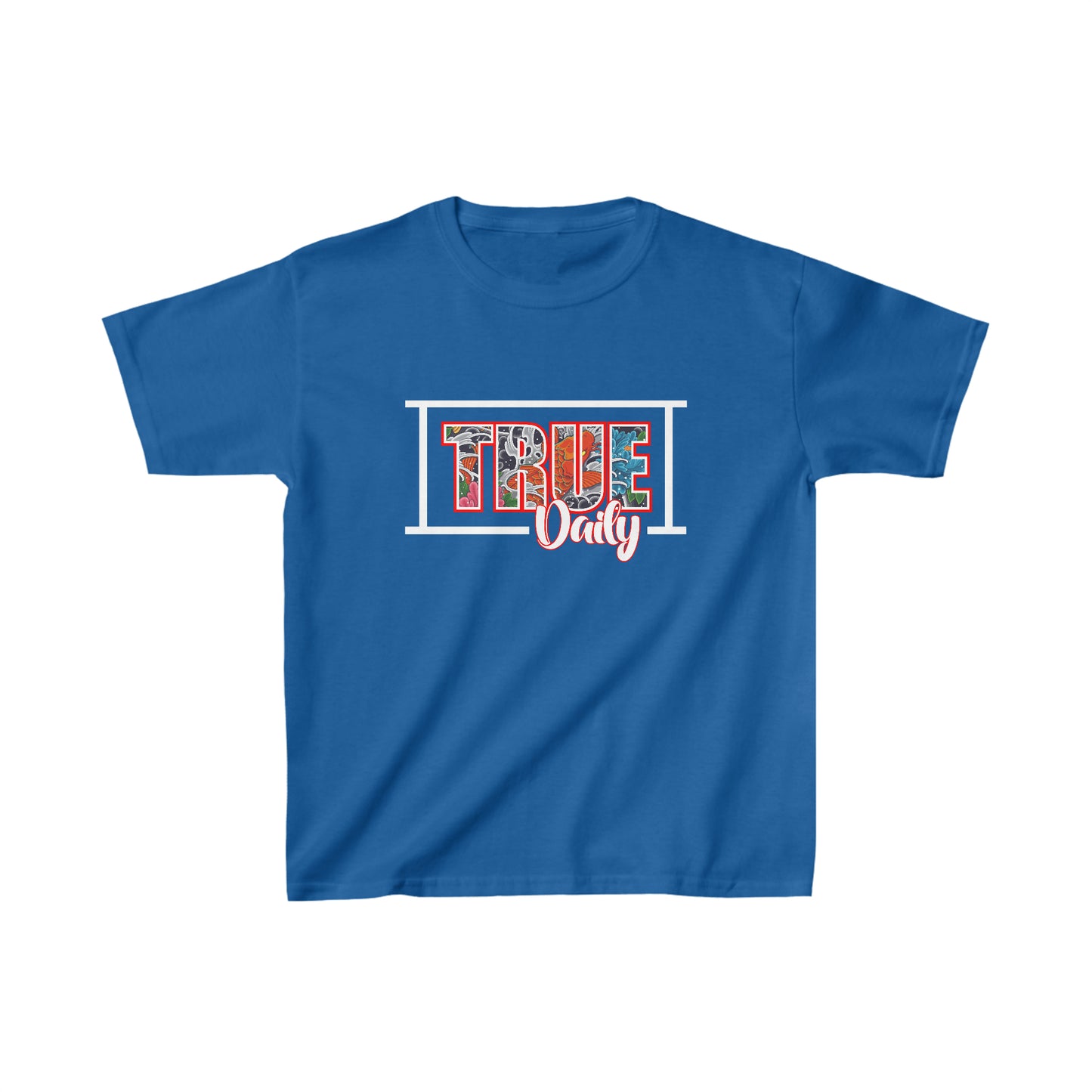 TrueDaily Japanese Art - Kids Heavy Cotton™ Tee