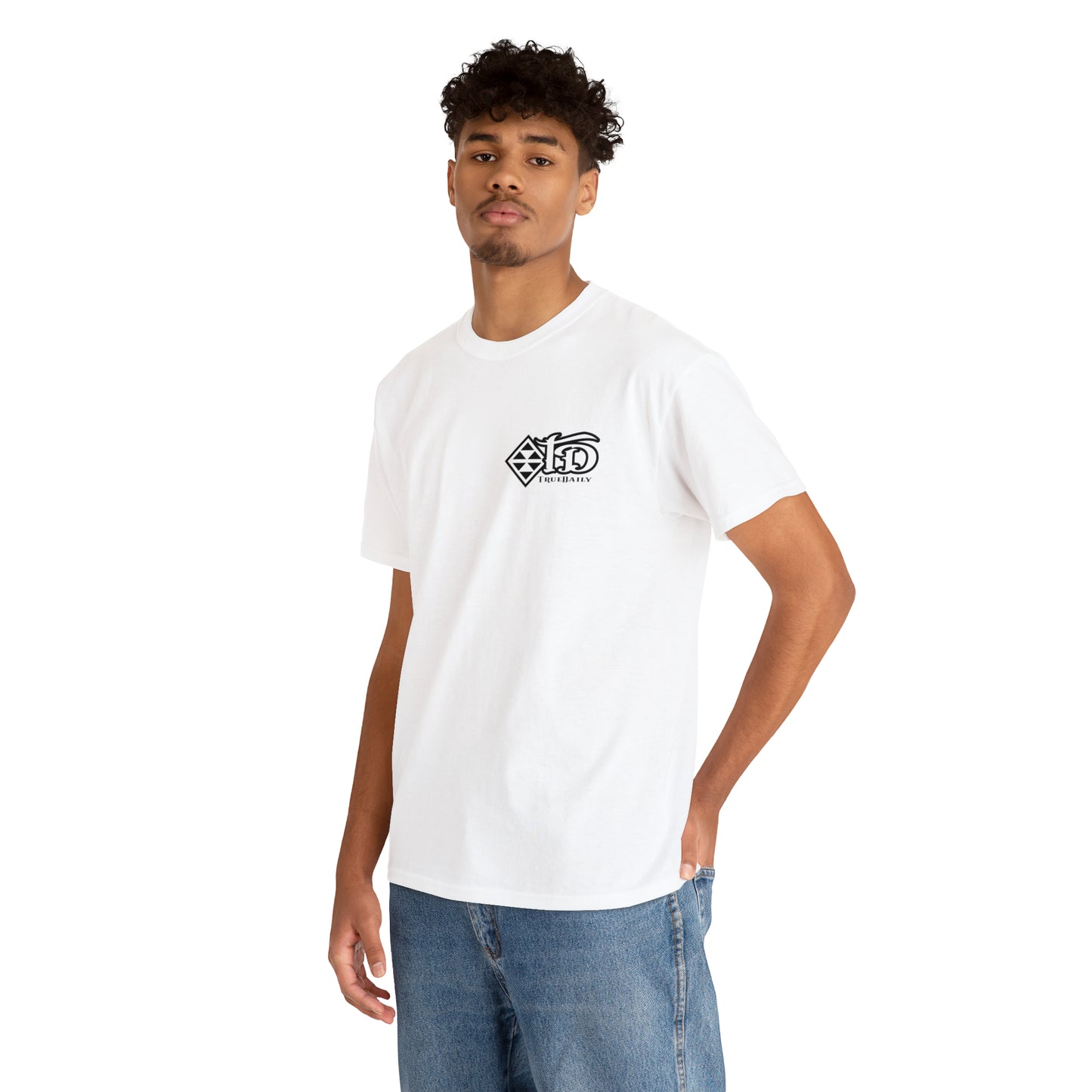 TrueDaily Panda - Heavy Cotton Tee