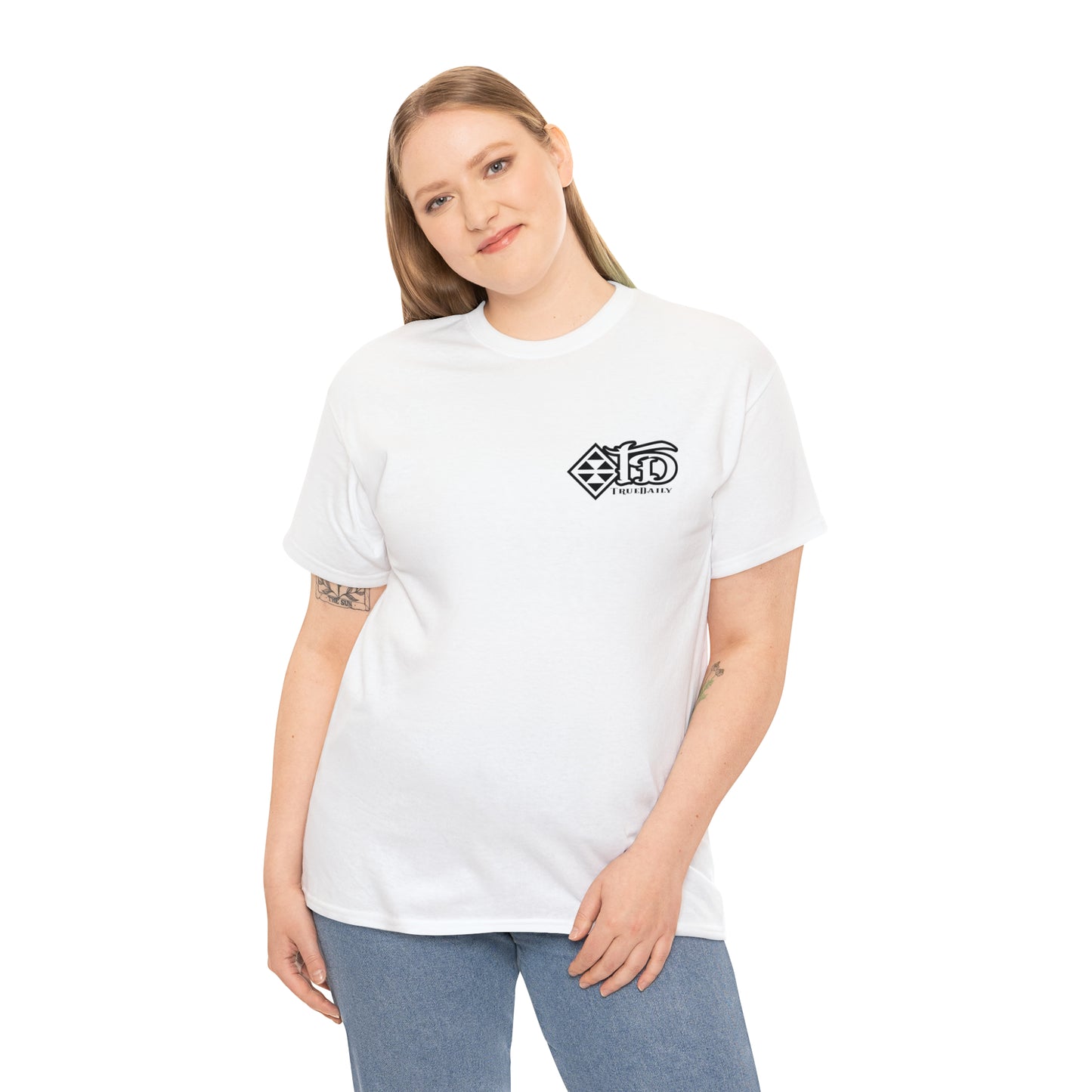 TrueDaily Panda - Heavy Cotton Tee