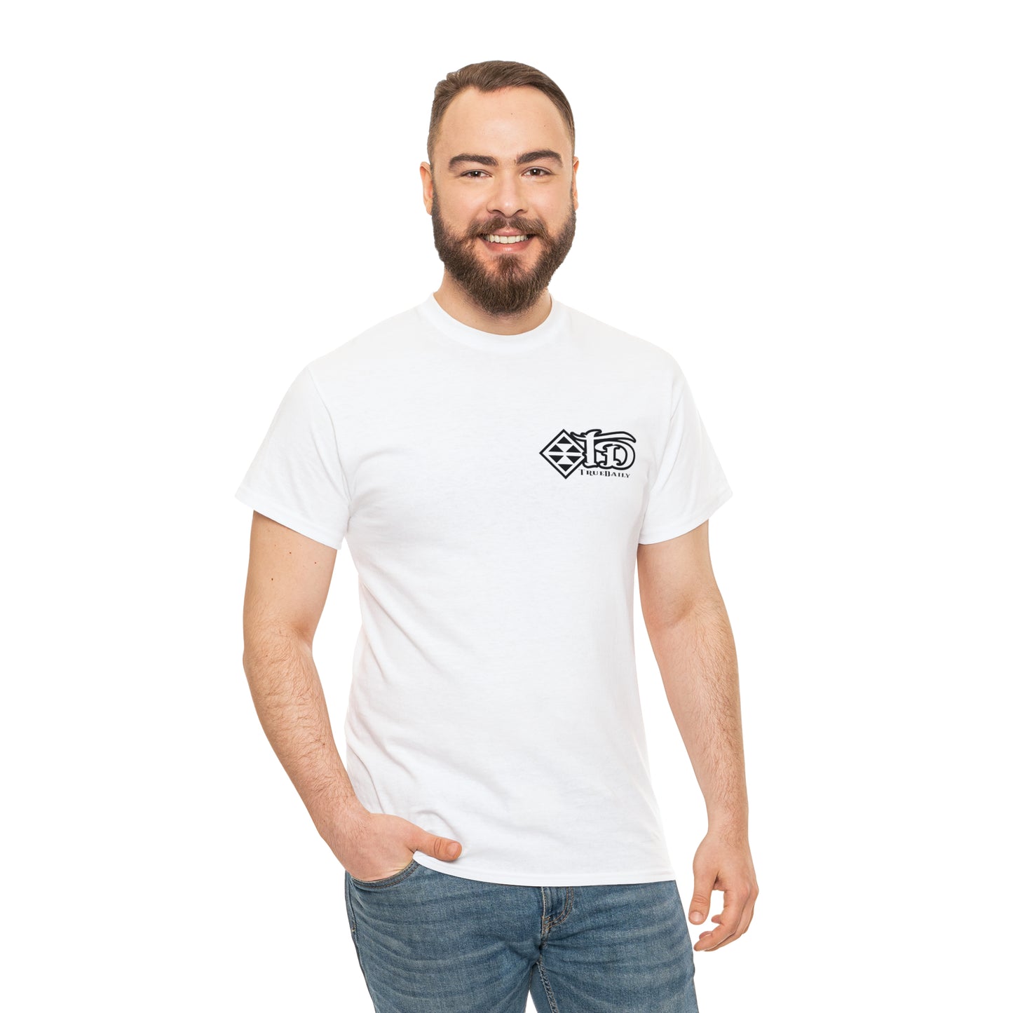 TrueDaily Panda - Heavy Cotton Tee
