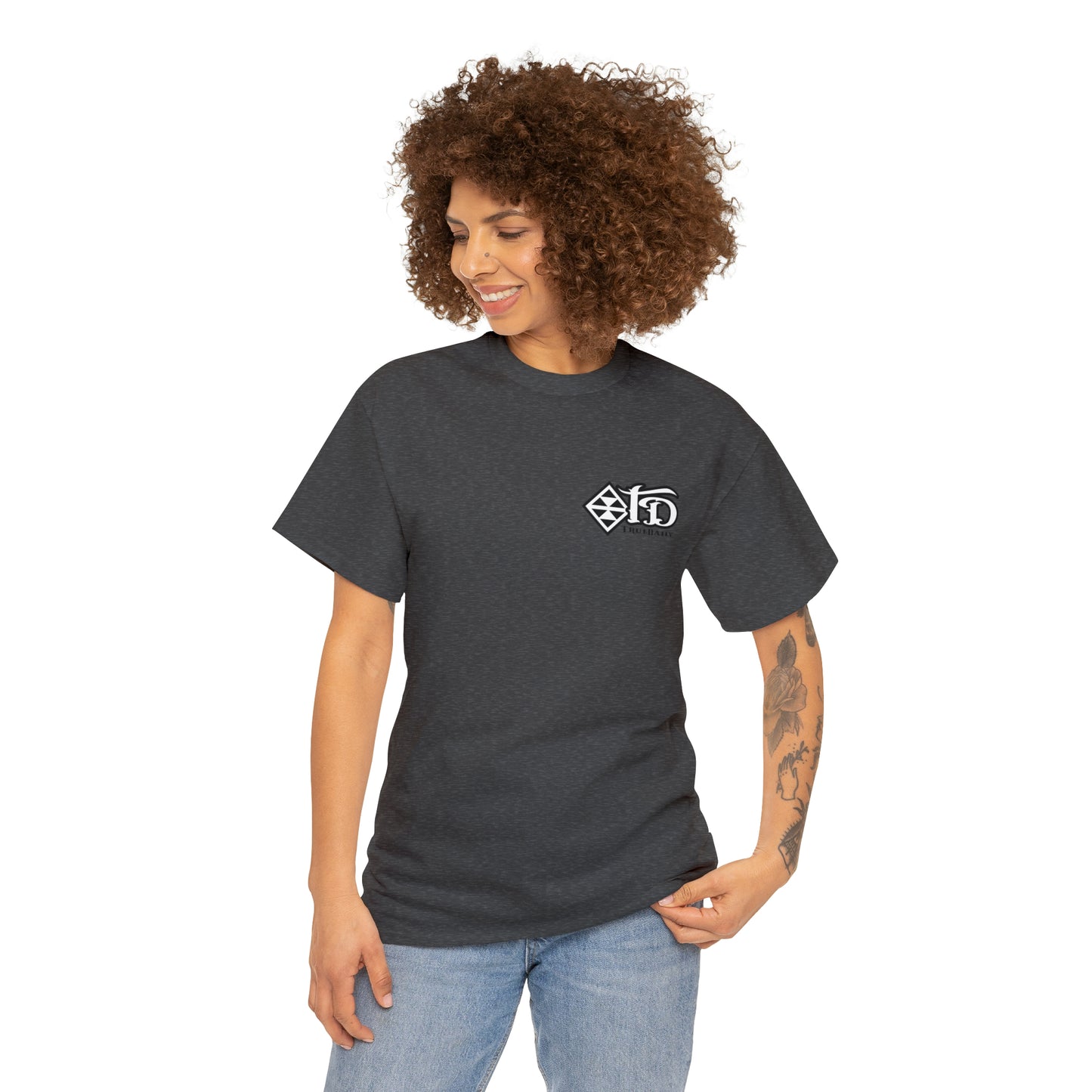 TrueDaily Panda - Heavy Cotton Tee
