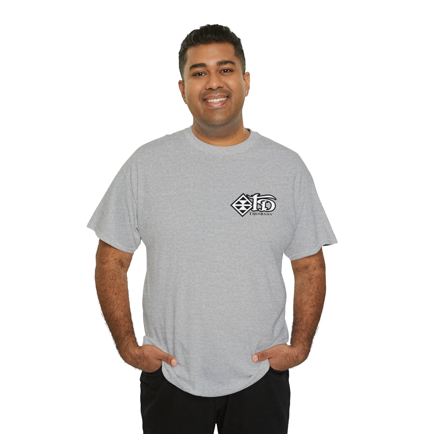 TrueDaily Panda - Heavy Cotton Tee