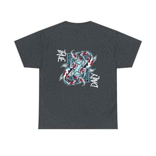 TrueDaily Koi Pisces - Heavy Cotton Tee