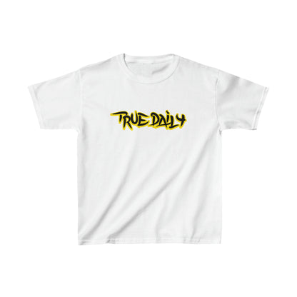 TrueDaily BrushStroke Yellow - Kids Heavy Cotton™ Tee