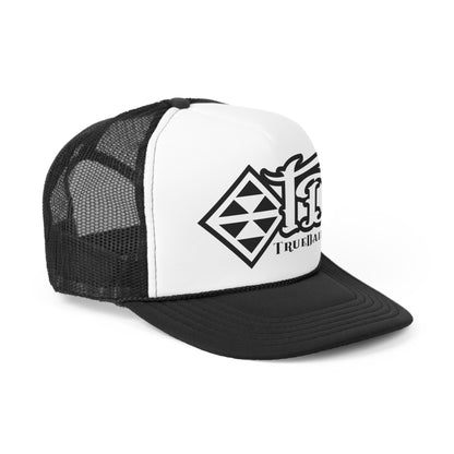 TrueDaily Logo Black/White Trucker Cap