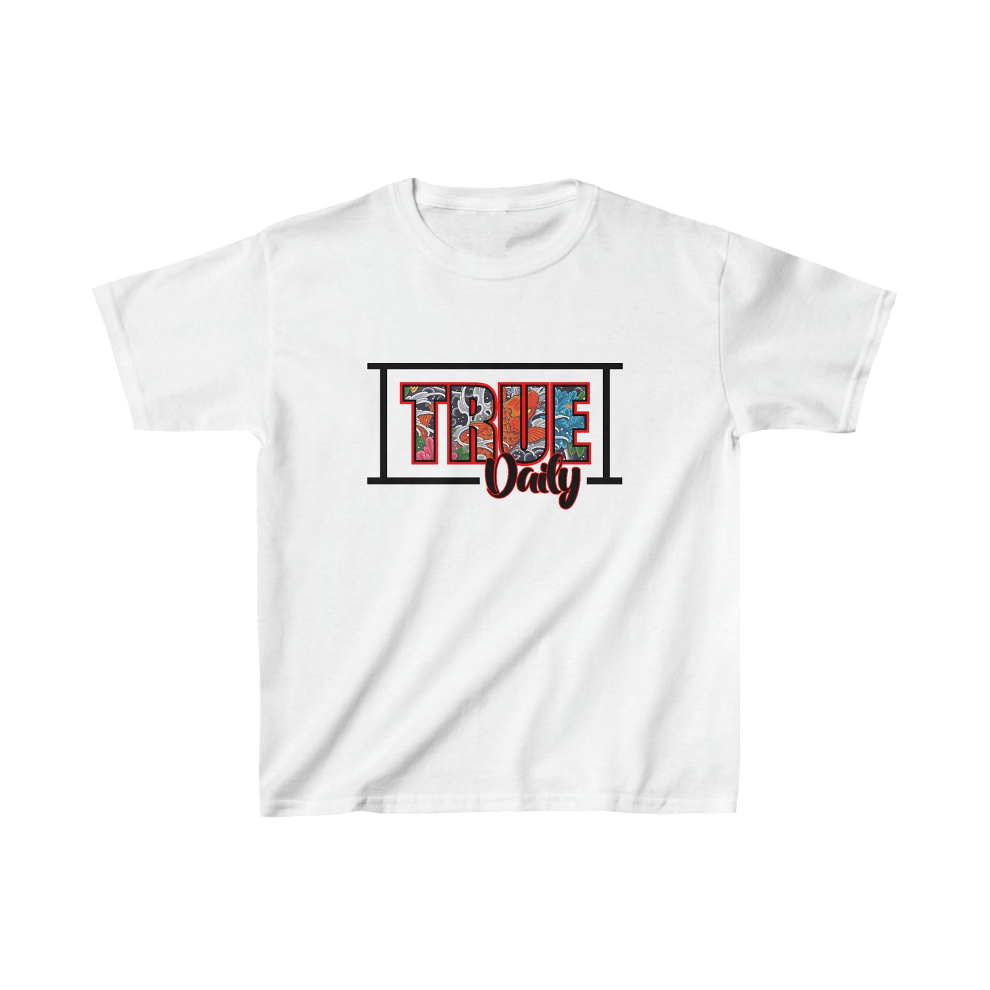 TrueDaily Japanese Art - Kids Heavy Cotton™ Tee